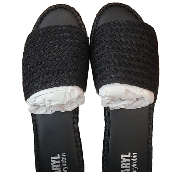 FARYL by Farylrobin Monty Black Raffia 11 M - Picture 3 of 5